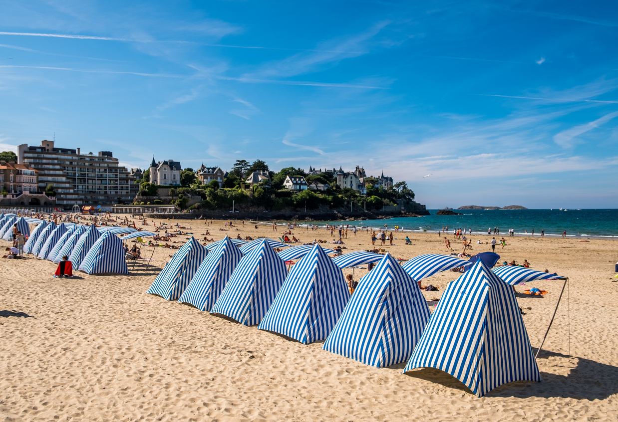 Plage de Dinard, Côte d'Émeraude